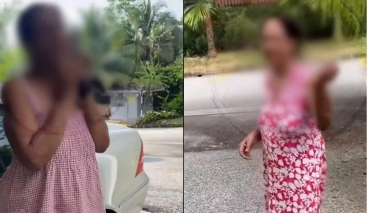 妇女车停邻居庭院还拒挪车 自称Puan Sri引发热议