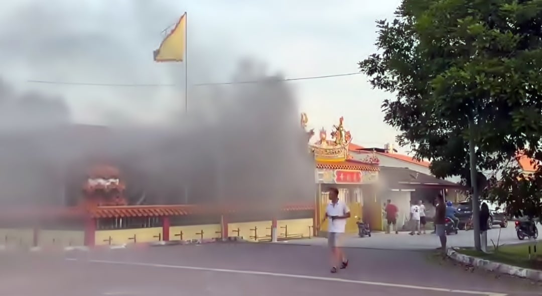 安顺慈航寺失火 七成烧毁取消神诞