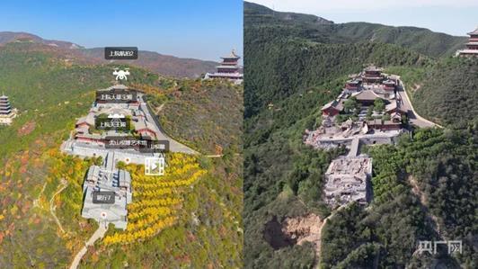 山西太山景区博物馆崩塌　多栋建筑秒变平地