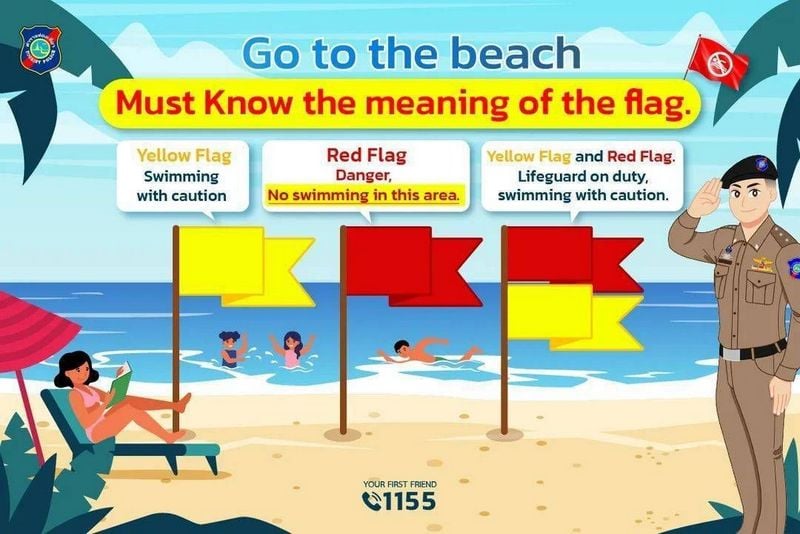 巨浪袭普吉2天夺2命 警提醒游客红旗勿下海