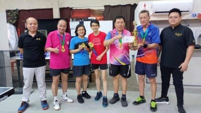 “精英杯”乒乓团体邀请赛 东甲快乐乒乓俱乐部A队夺冠
