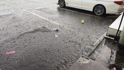 特稿〡商区水沟阻塞大雨必淹  商民好困擾