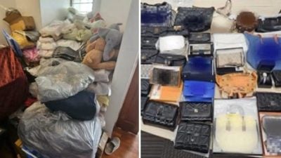 涉进口冒牌货并摆摊销售  46岁女子被捕