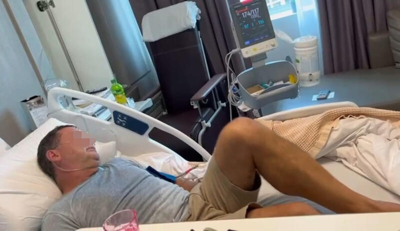 *已签发*柔：狮城二三事：澳男狮城公寓外下水修船  疑遭水母蜇剧痛一度进ICU