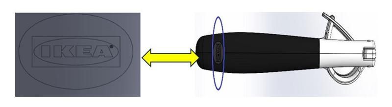 已签/IKEA黑色压蒜器下架 或有碎片混入食物风险