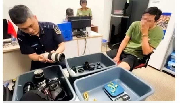 市值91万 台男「12条金条」藏相机镜头走私越南落网