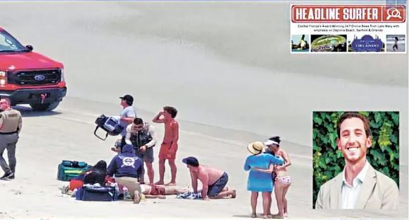 度蜜月竟送命! 男子海边玩水“遭雷击亡” 目击者悚忆:天气超好