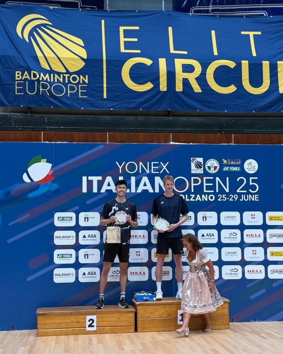 意大利羽球国际系列赛|男单决赛遭霍尔姆复仇 林明宏错失国际赛首冠