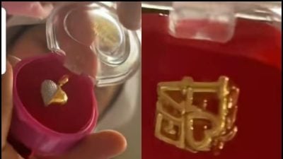 视频| 感谢悉心照顾产妻  丈夫豪送护士金饰