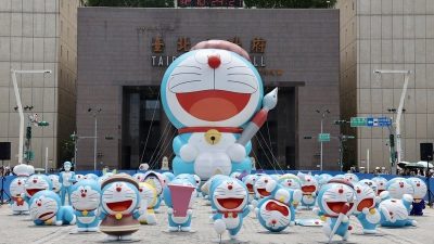 多啦A梦快闪台北 “随意门”台北12地点亮相　