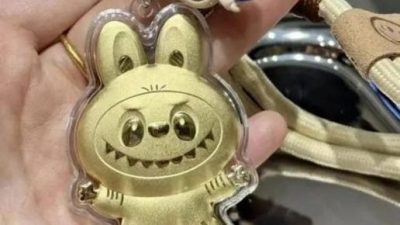 深圳现黄金版Labubu 商家回应：只是相似
