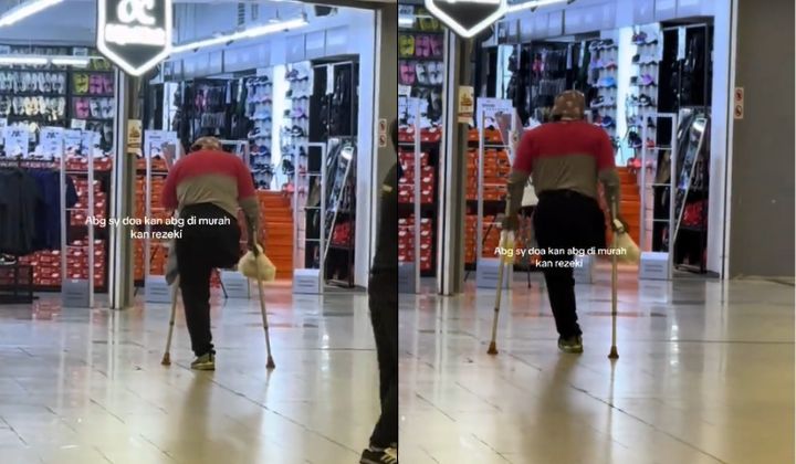 残疾男不向命运低头！ 单腿送餐谋生感动网民 