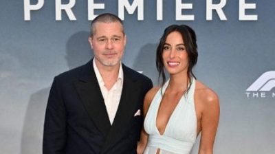 毕彼特偕女友出席新片首映　网民直言：还是喜欢珍妮花