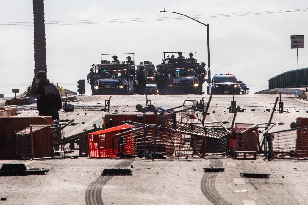 民调:47%反对特朗普派兵到洛城 法院发临时禁制令