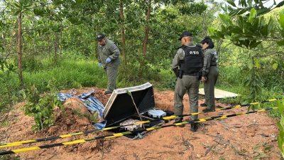 泰马边境森林区埋藏 毒贩用无人机跨境运毒