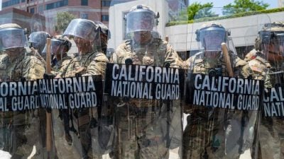 特朗普动用国民警卫队 加州州长轰“人为制造危机”