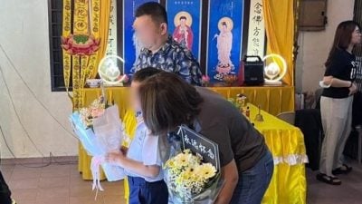 华小教师母子双尸案 | 玛琳及培德校方灵堂致祭