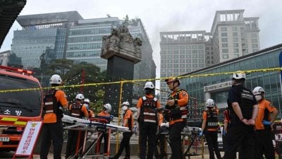 首尔曹溪寺传火警 僧侣紧急疏散