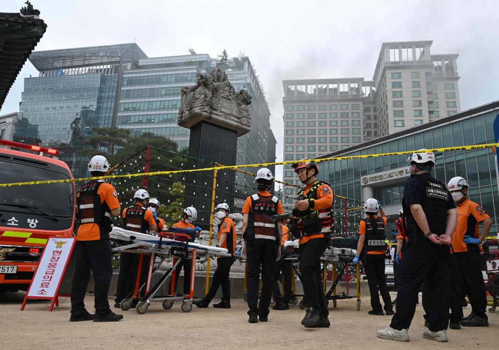 看世界 首尔曹溪寺传火警 僧侣紧急疏散