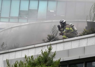 看世界 首尔曹溪寺传火警 僧侣紧急疏散