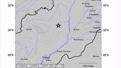 巴基斯坦5.3级地震 暂未有伤亡报告