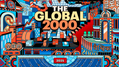 《福布斯》2025年全球企业2000强 大马9公司上榜   马银行蝉联大马冠军