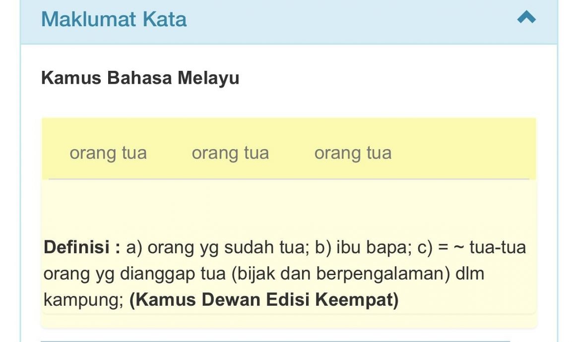 称父母为“orang tua”被指无礼？ 网民翻词典反驳：别太敏感！