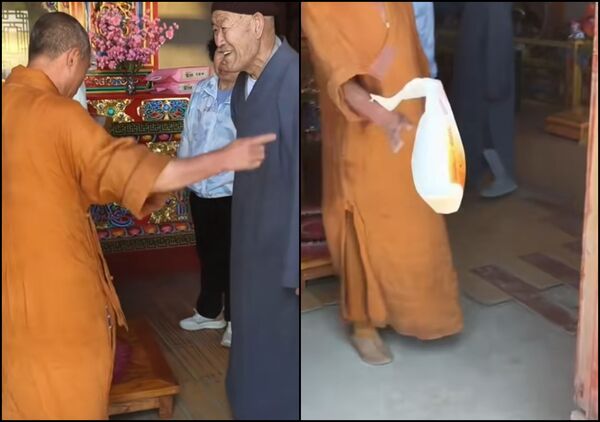 老夫妻扛米爬五台山祭拜 竟遭僧人驱赶:区区一袋米就想许愿