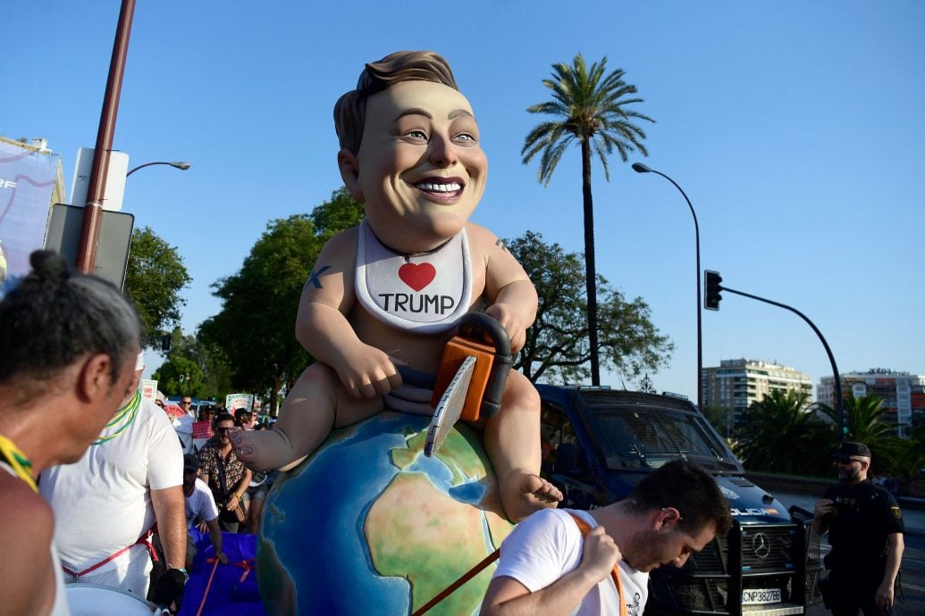 联合国峰会前夕 抗议人士吁取消债务并关注气候