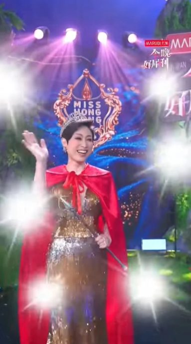 自爆曾讽蔡少芬“永远只是季军”　陈法蓉戴后冠上节目宣传	