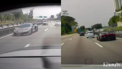 视频 | 高速蛇形 随意变道 Axia硬超车蓝宝坚尼 挨轰