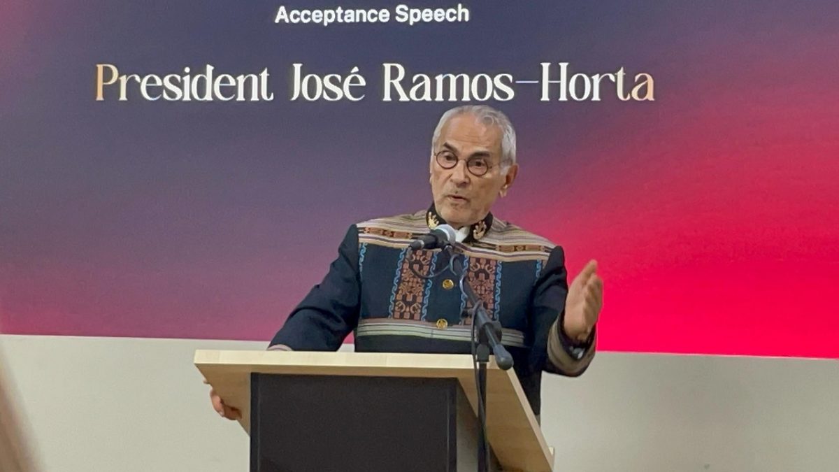 视频|东帝汶总统受委泰莱荣誉教授 “让学生向真正的变革者学习”