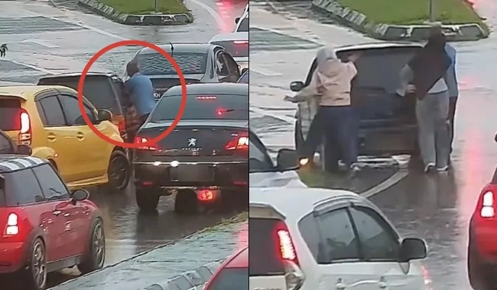 视频|冒雨下车帮老伯推车 2女大生善举获网赞