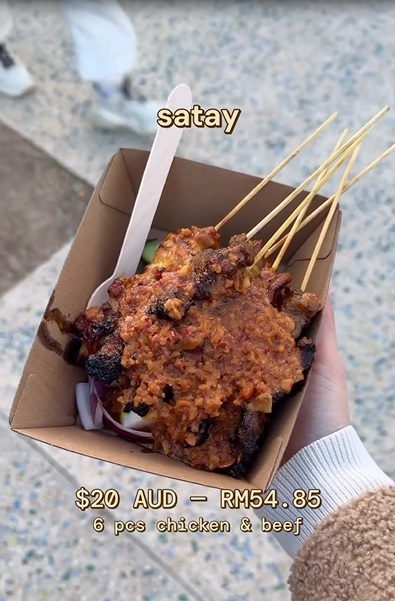 视频|墨尔本有大马夜市! 排2个钟花RM184买5种小吃