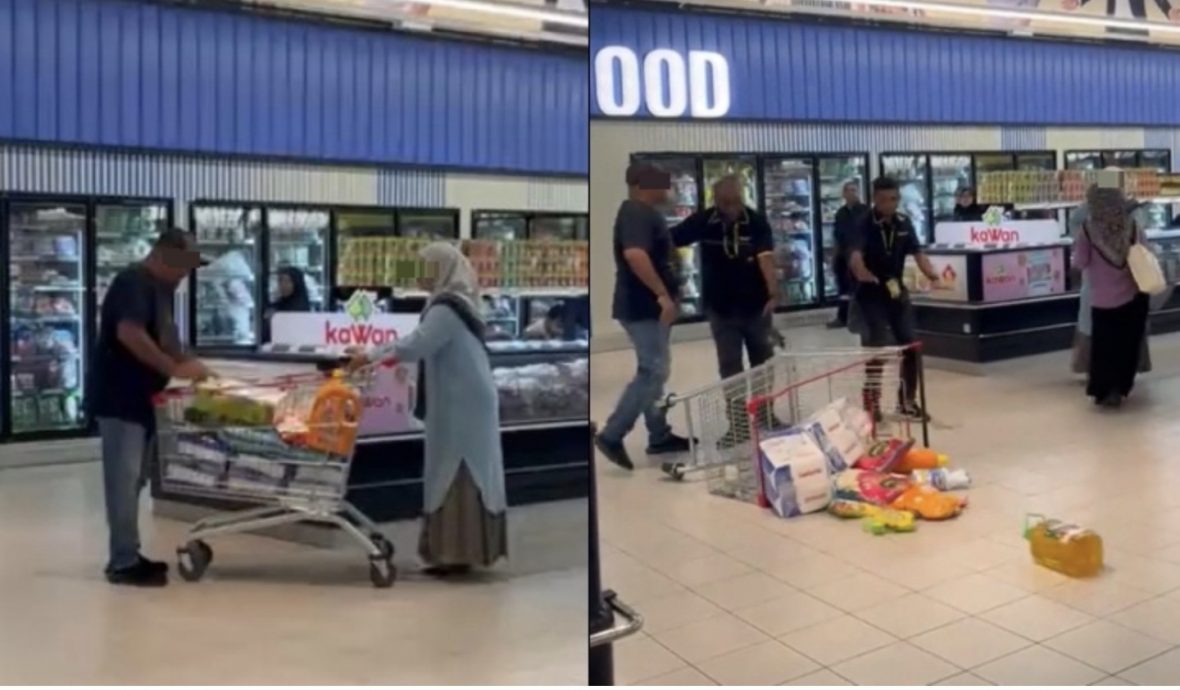 视频|夫妻超市扔物品吵架竟是演戏！ 网怒批被消费：真出事谁敢帮？