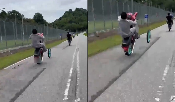 视频|少年耍酷表演“翘孤轮” 下秒前轮飞脱失控摔车