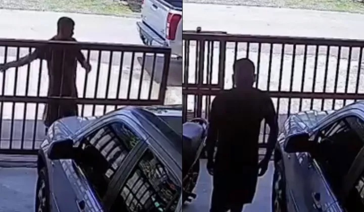 视频|男子擅自开门问“卖椰子吗？” 离谱行为吓坏屋主！