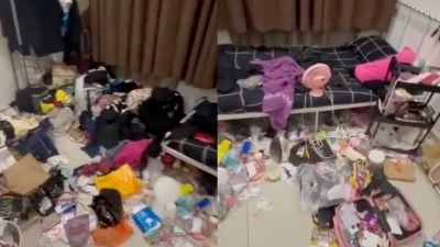 视频 | 衣服跟食物垃圾堆一起 漂亮女租客惹网诟病