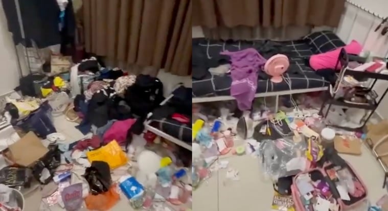 视频|衣服跟食物垃圾堆一起 网：漂亮不一定爱干净！