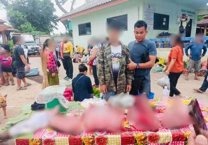 走私101公斤野生动物尸体 泰寮边境区逮捕2男女