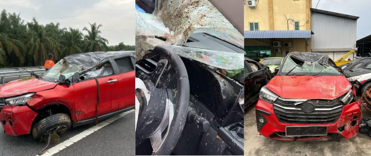 轿车失控坠沟全毁他死里逃生 “我还活着已是万幸!”