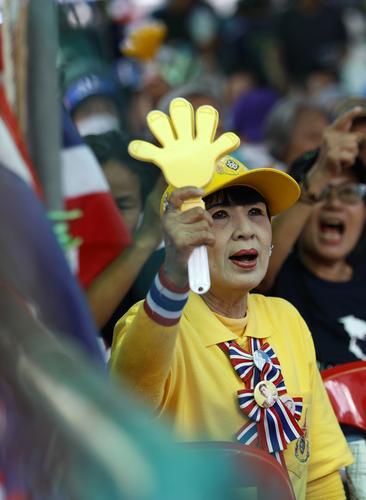 配泰国THAILAND POLITICS PROTEST:Protest against Thai prime minister after leaked phone call