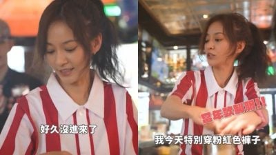 重返昔打工餐厅调酒 陈意涵青春造型遭误认旧片段
