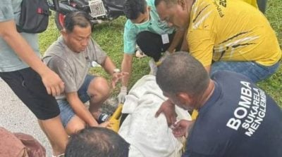 钻石澳花园两地点 15分钟发生2车祸