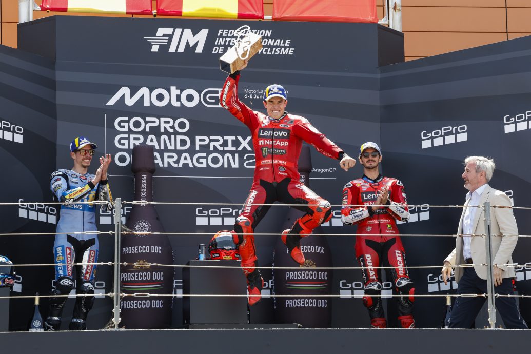 阿拉贡站MotoGP|练习赛（排位赛）冲刺赛（正赛）都飙最快  马克主场展现完全统治力