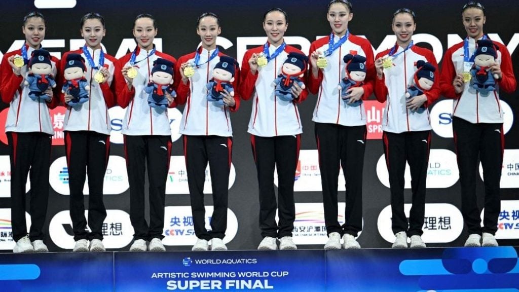 韵律泳世界杯总决赛|集体技巧自选锦上添花 中国7金3银1铜膺总冠军