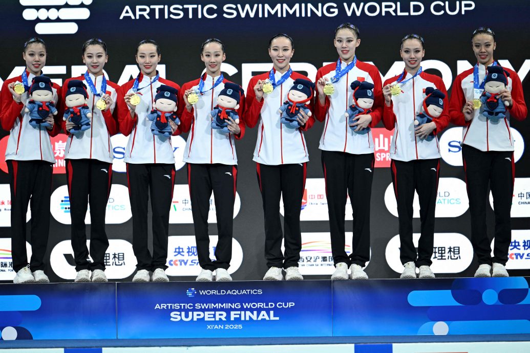 韵律泳世界杯总决赛|集体技巧自选锦上添花  中国7金3银1铜膺总冠军