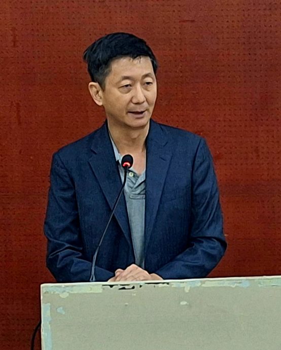 颜登逸出席公民社会挺赵明福家属讲座会发言