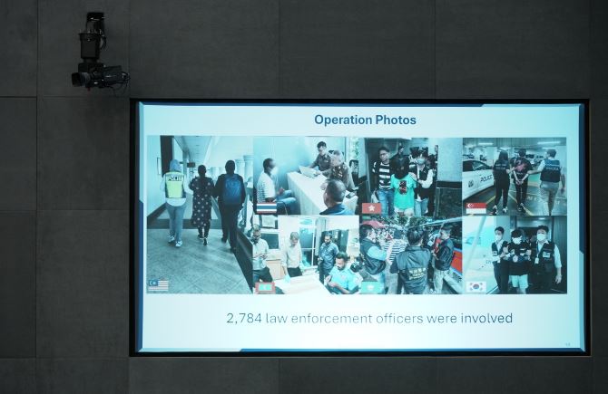 香港警方联同大马在6地打击跨境诈骗拘1858人 涉逾9200骗案