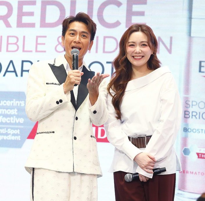 马国明放闪夸老婆可爱 汤洛雯腹部微凸撇怀孕